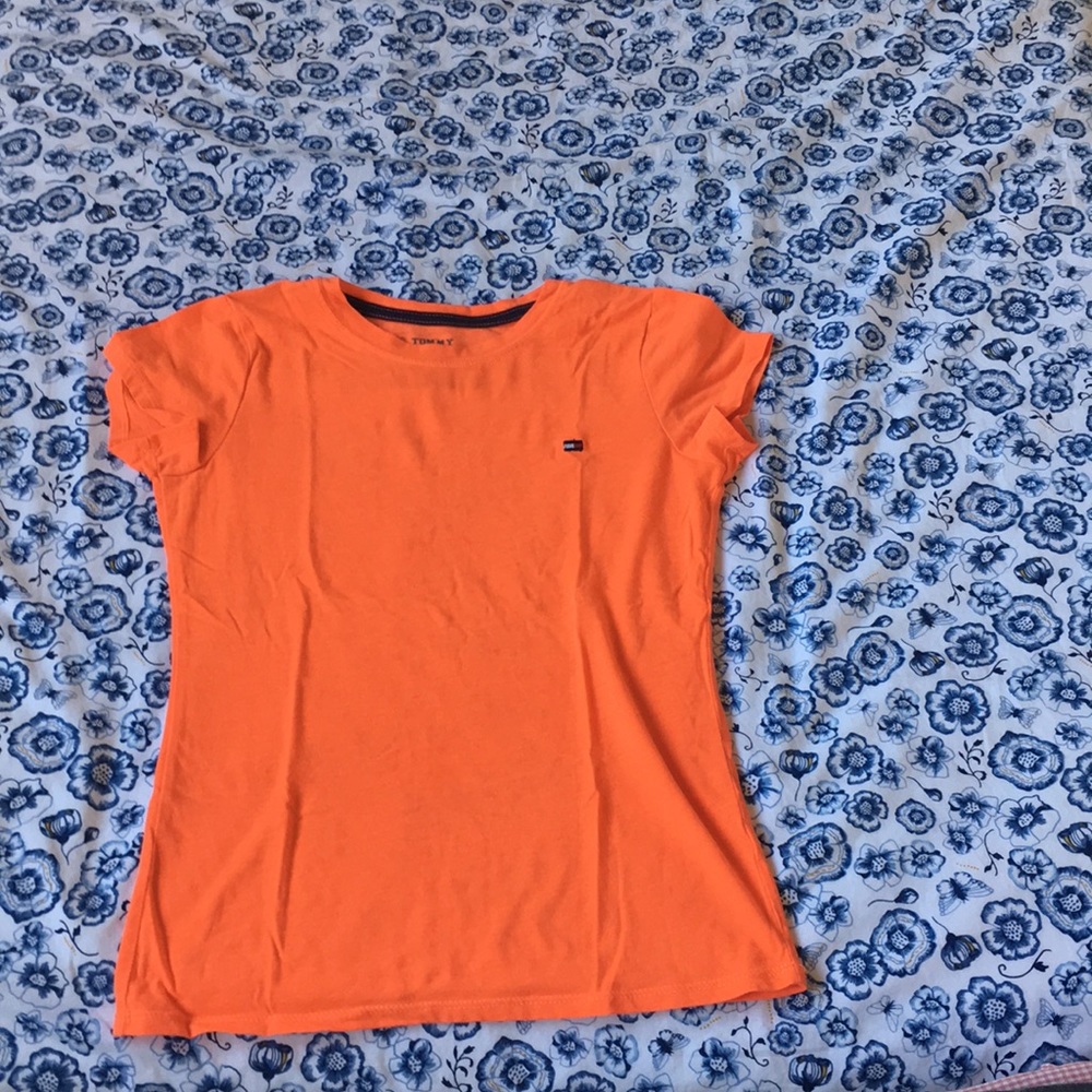 Neon orange Tommy Hilfiger (girls top)